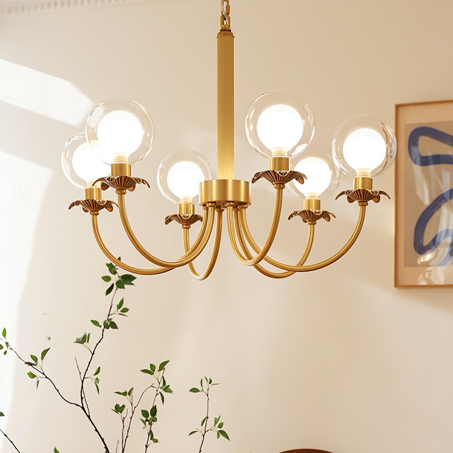 Crown Chandelier en Verre Classique - Neutralighting