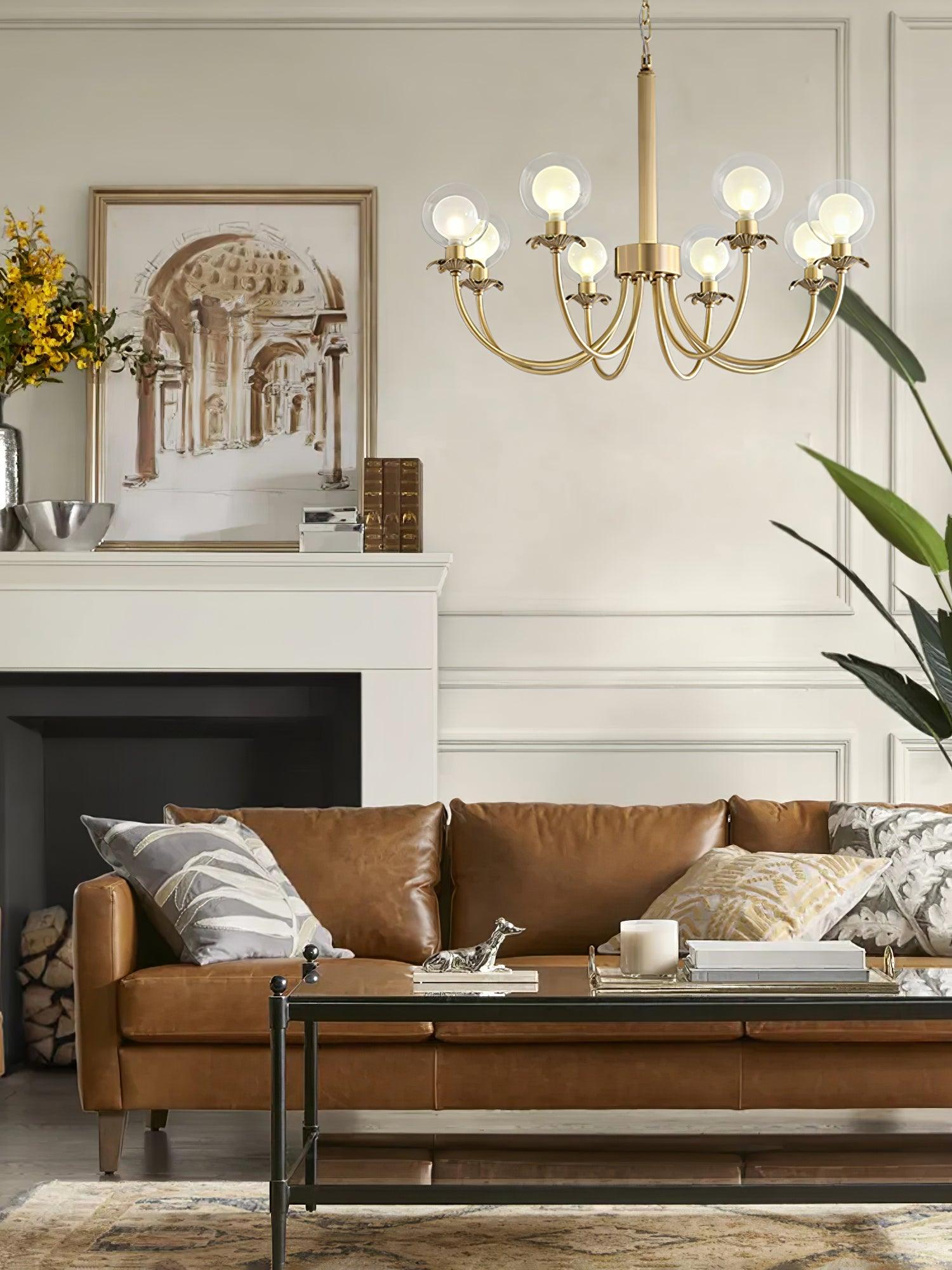 Crown Chandelier en Verre Classique - Neutralighting