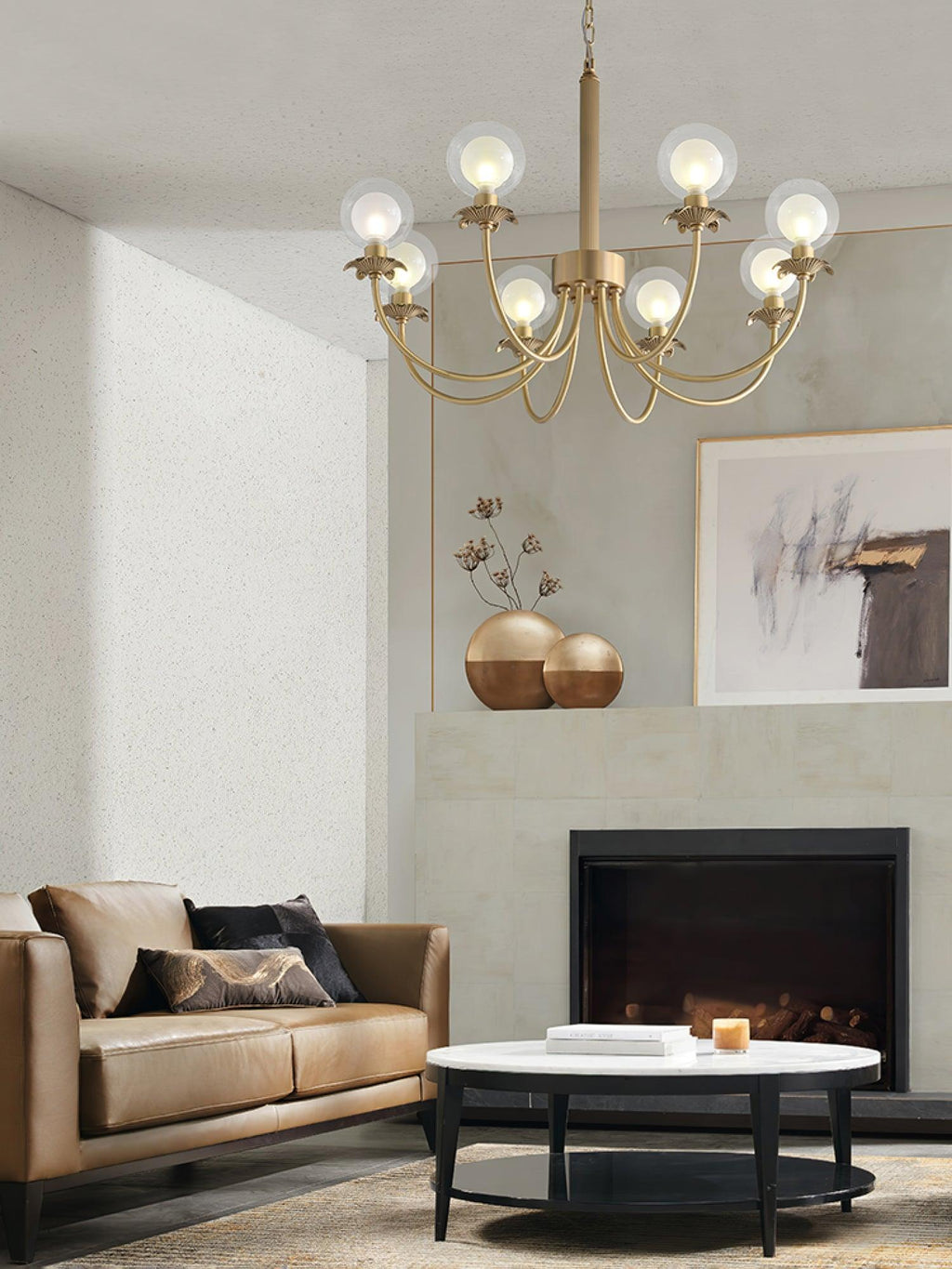 Crown Chandelier en Verre Classique - Neutralighting