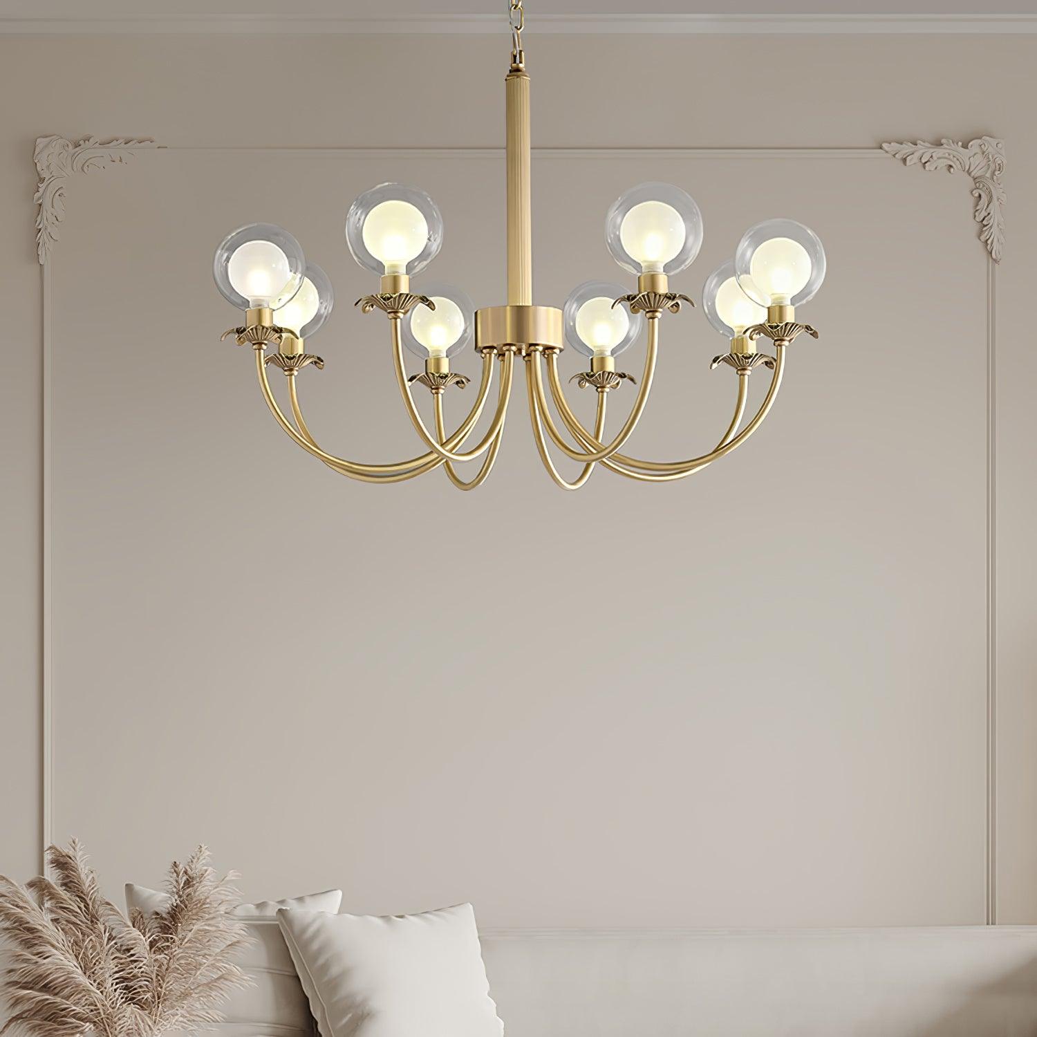 Crown Chandelier en Verre Classique - Neutralighting