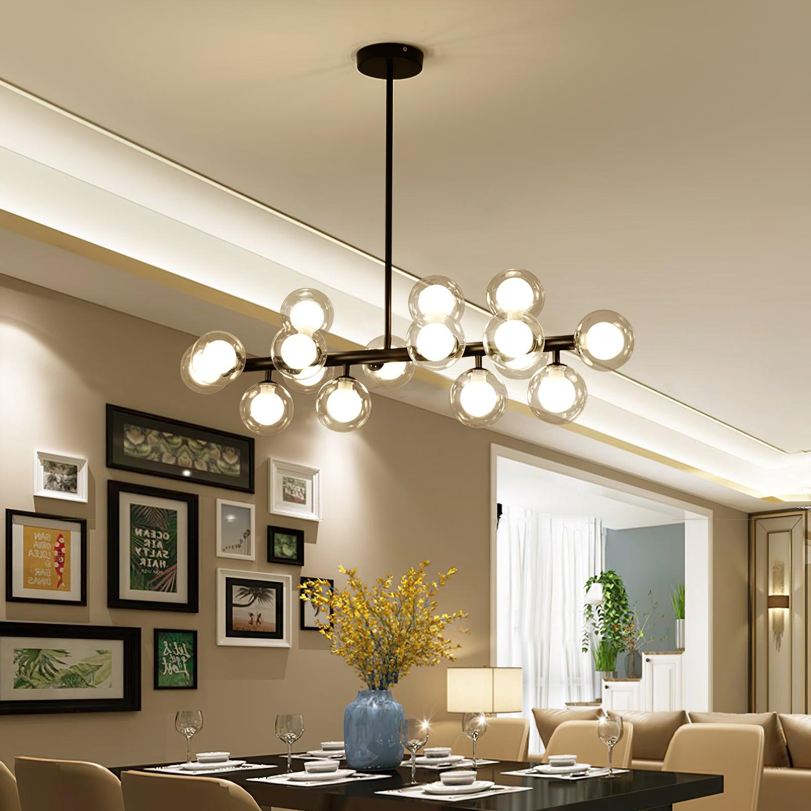 Lustra Chandelier en Verre et Minimaliste - Neutralighting