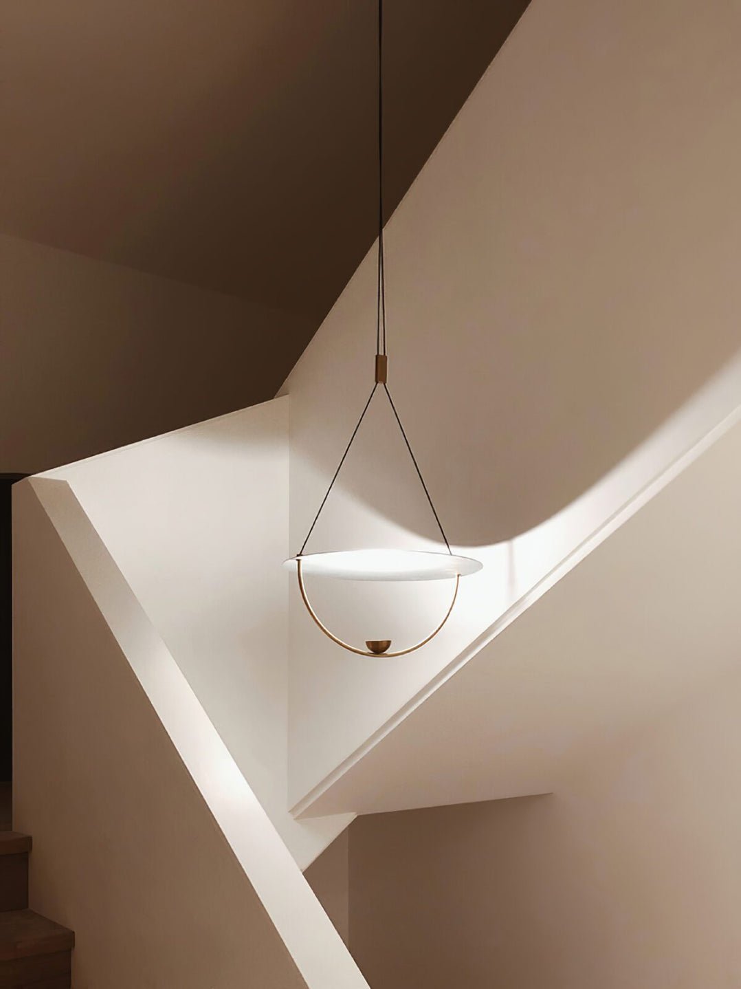 Vecaros Moderne Minimaliste Disque Pendentif Lampe - Neutralighting