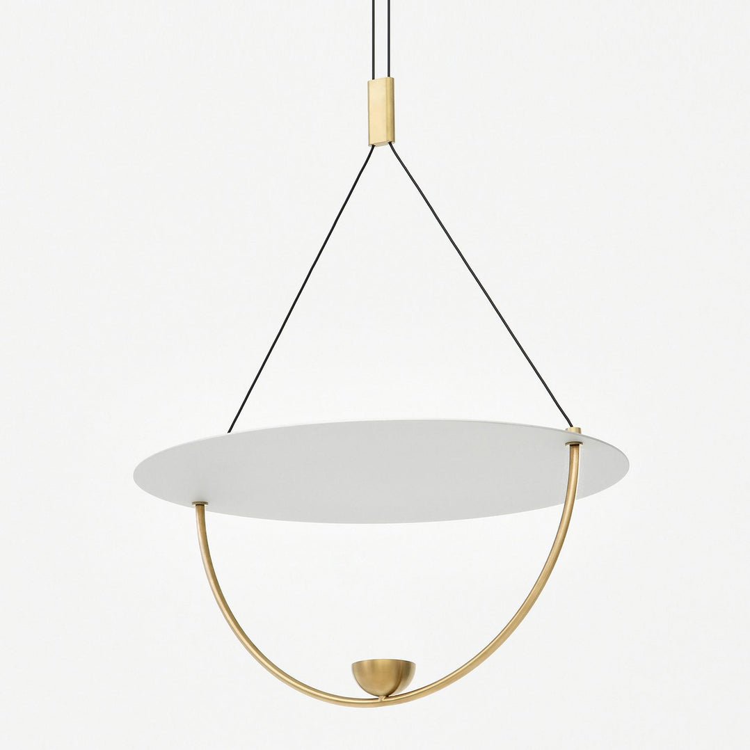 Vecaros Moderne Minimaliste Disque Pendentif Lampe - Neutralighting