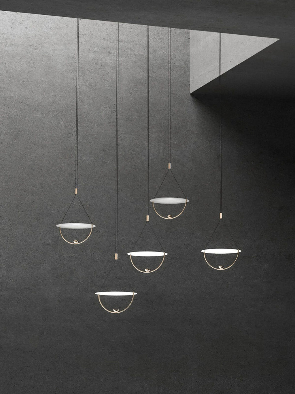 Vecaros Moderne Minimaliste Disque Pendentif Lampe - Neutralighting