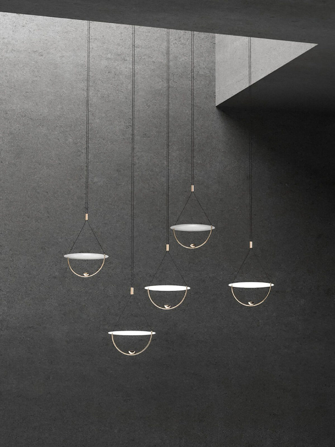 Vecaros Moderne Minimaliste Disque Pendentif Lampe - Neutralighting