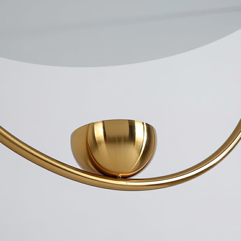Vecaros Moderne Minimaliste Disque Pendentif Lampe - Neutralighting