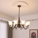 Uveleth Chandelier Verre Élégance Traditionnelle - Neutralighting