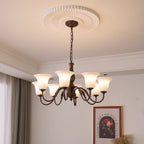 Uveleth Chandelier Verre Élégance Traditionnelle - Neutralighting