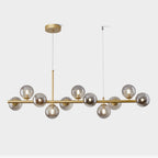 Lustra Chandelier Globe en Verre Doré - Neutralighting