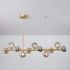 Lustra Chandelier Globe en Verre Doré - Neutralighting
