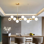 Lustra Chandelier Globe en Verre Doré - Neutralighting