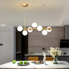 Lustra Chandelier Globe en Verre Doré - Neutralighting