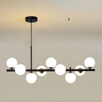 Lustra Chandelier Globe en Verre Doré - Neutralighting