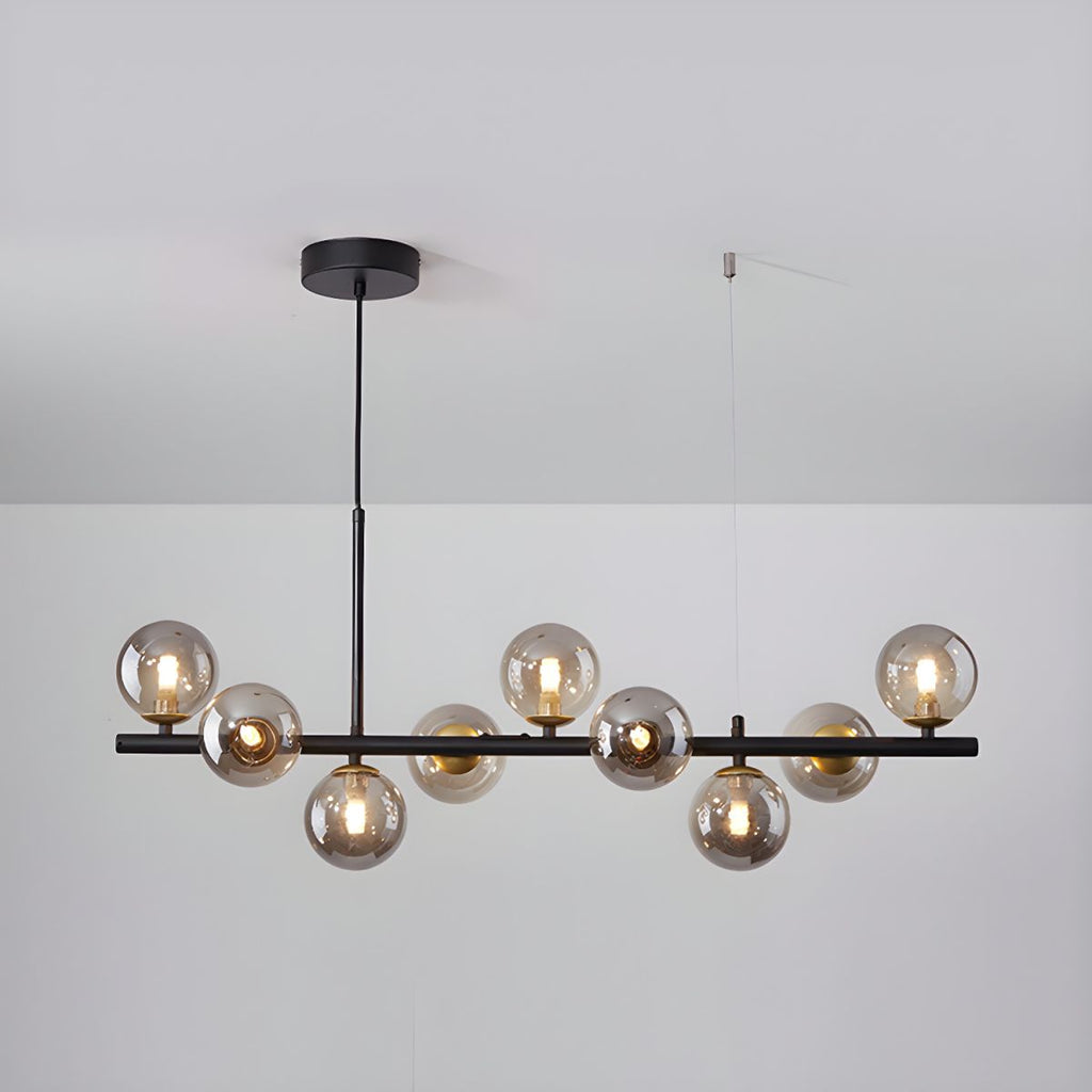 Lustra Chandelier Globe en Verre Doré - Neutralighting