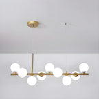Lustra Chandelier Globe en Verre Doré - Neutralighting