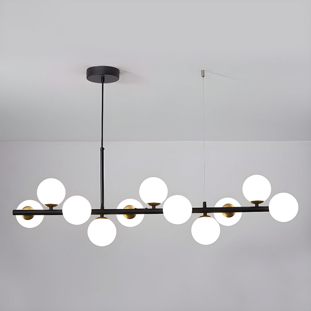 Lustra Chandelier Globe en Verre Doré - Neutralighting