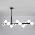 Lustra Chandelier Globe en Verre Doré - Neutralighting