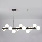 Lustra Chandelier Globe en Verre Doré - Neutralighting