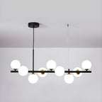 Lustra Chandelier Globe en Verre Doré - Neutralighting
