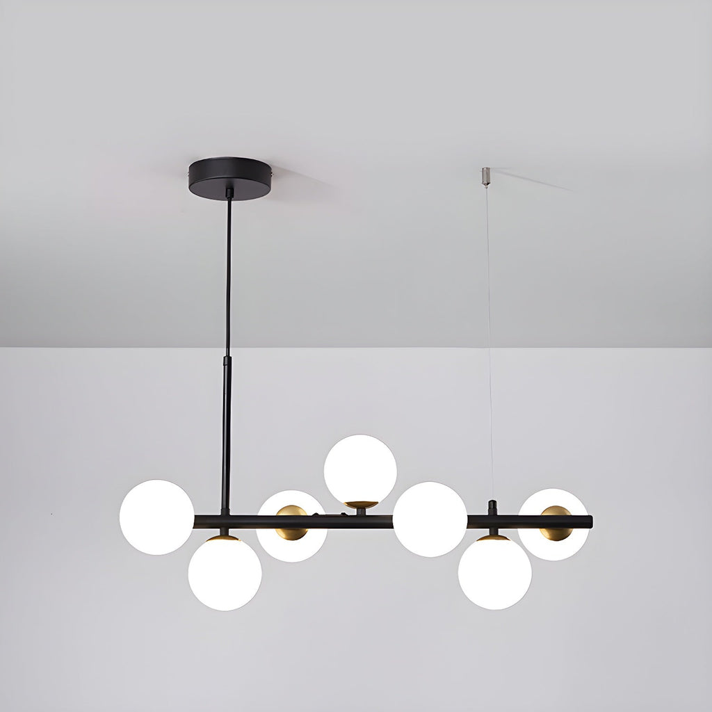 Lustra Chandelier Globe en Verre Doré - Neutralighting