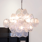 Aurora Lustre Iridescent Murano Disque Superposé - Neutralighting