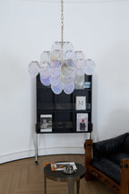 Aurora Lustre Iridescent Murano Disque Superposé - Neutralighting