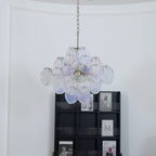 Aurora Lustre Iridescent Murano Disque Superposé - Neutralighting