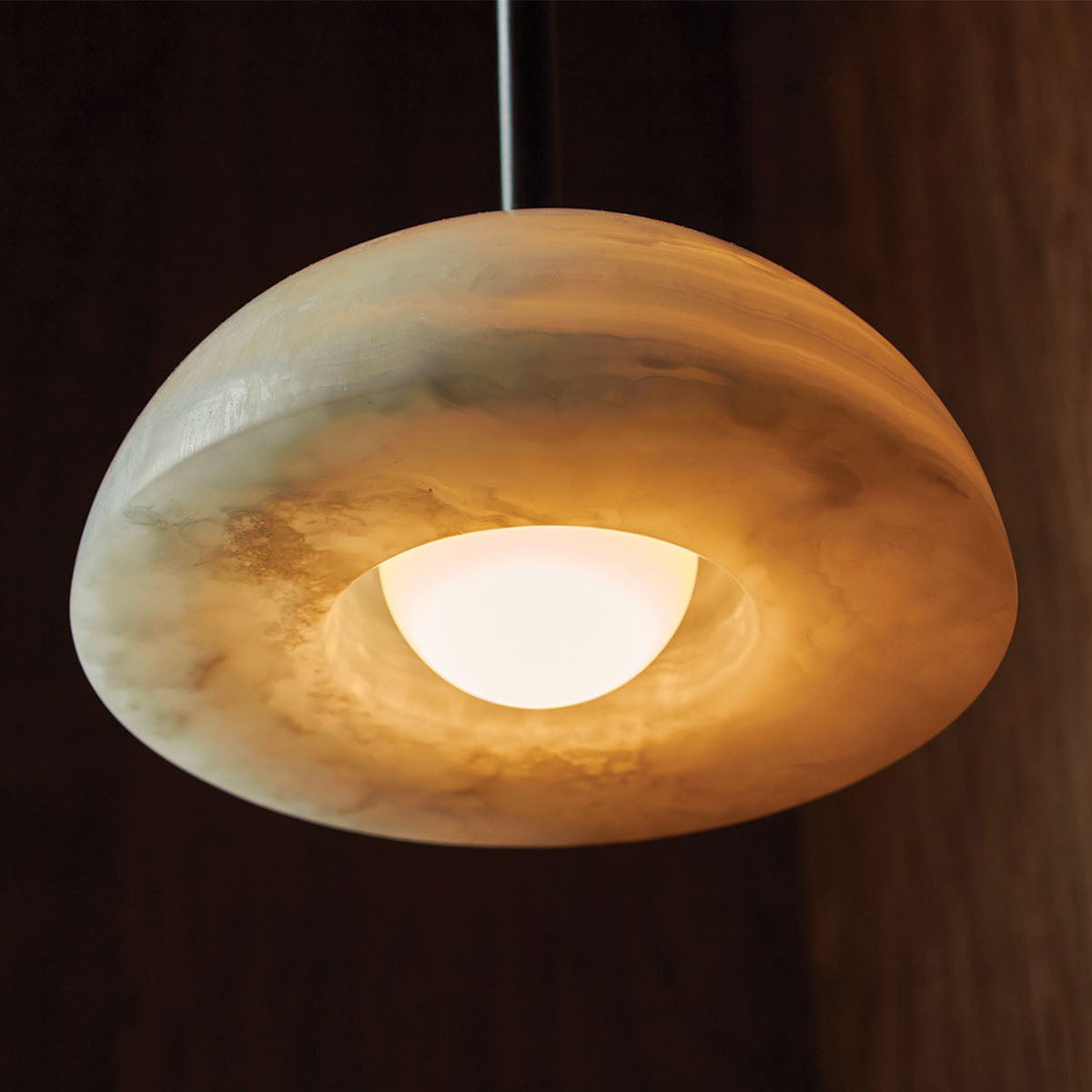 Aurelia Moderne Minimaliste Élégance Laiton Métal Verre Suspension - Neutralighting