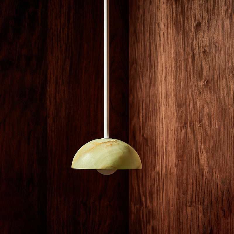 Aurelia Moderne Minimaliste Élégance Laiton Métal Verre Suspension - Neutralighting