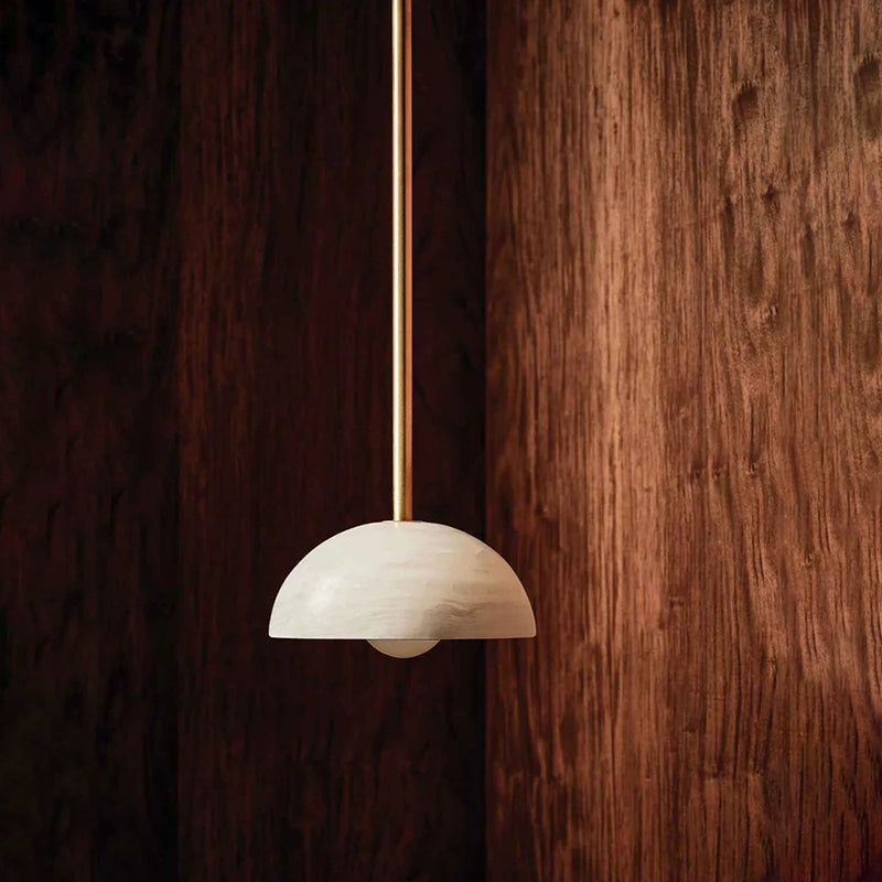 Aurelia Moderne Minimaliste Élégance Laiton Métal Verre Suspension - Neutralighting