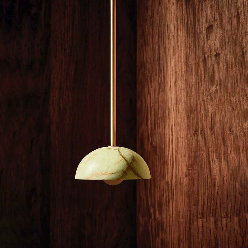 Aurelia Moderne Minimaliste Élégance Laiton Métal Verre Suspension - Neutralighting