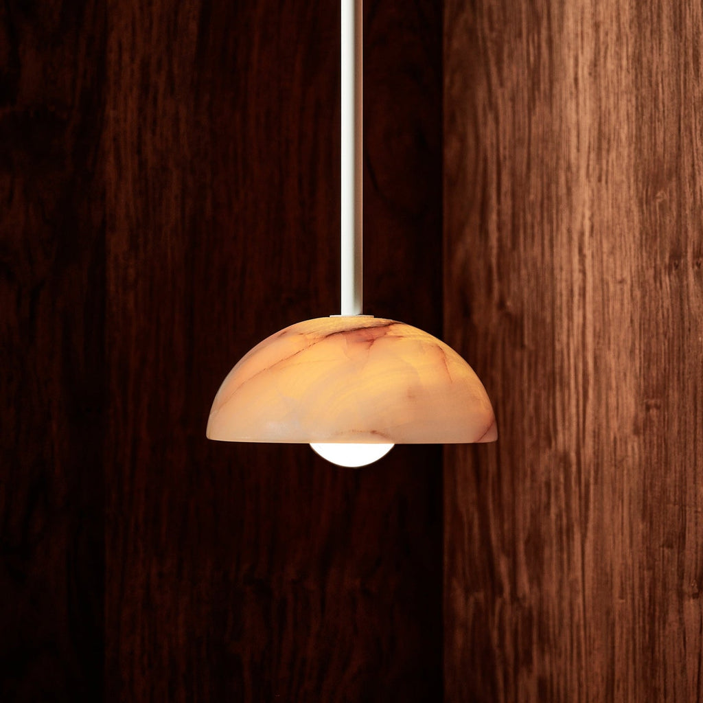 Aurelia Moderne Minimaliste Élégance Laiton Métal Verre Suspension - Neutralighting