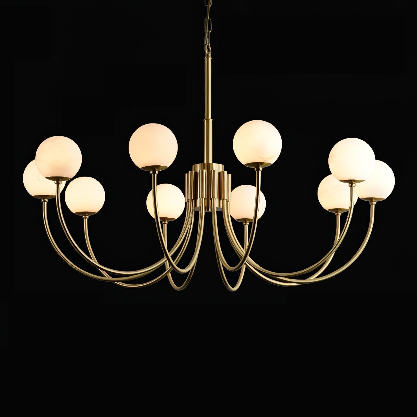 Alira Chandelier Vintage en Albâtre - Neutralighting