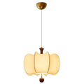 Calithra Lampe Pendante en Tissu et Bois - Neutralighting