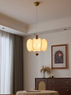 Calithra Lampe Pendante en Tissu et Bois - Neutralighting