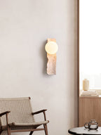 Elnoren Applique Murale Organique en Travertin - Neutralighting