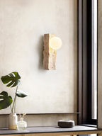 Elnoren Applique Murale Organique en Travertin - Neutralighting