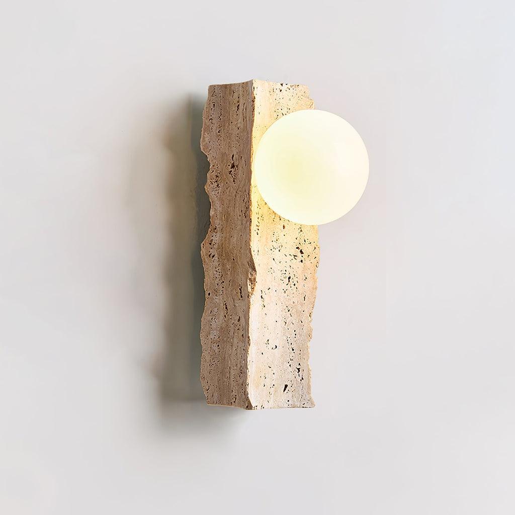 Elnoren Applique Murale Organique en Travertin - Neutralighting