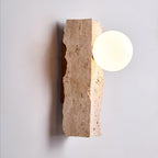 Elnoren Applique Murale Organique en Travertin - Neutralighting