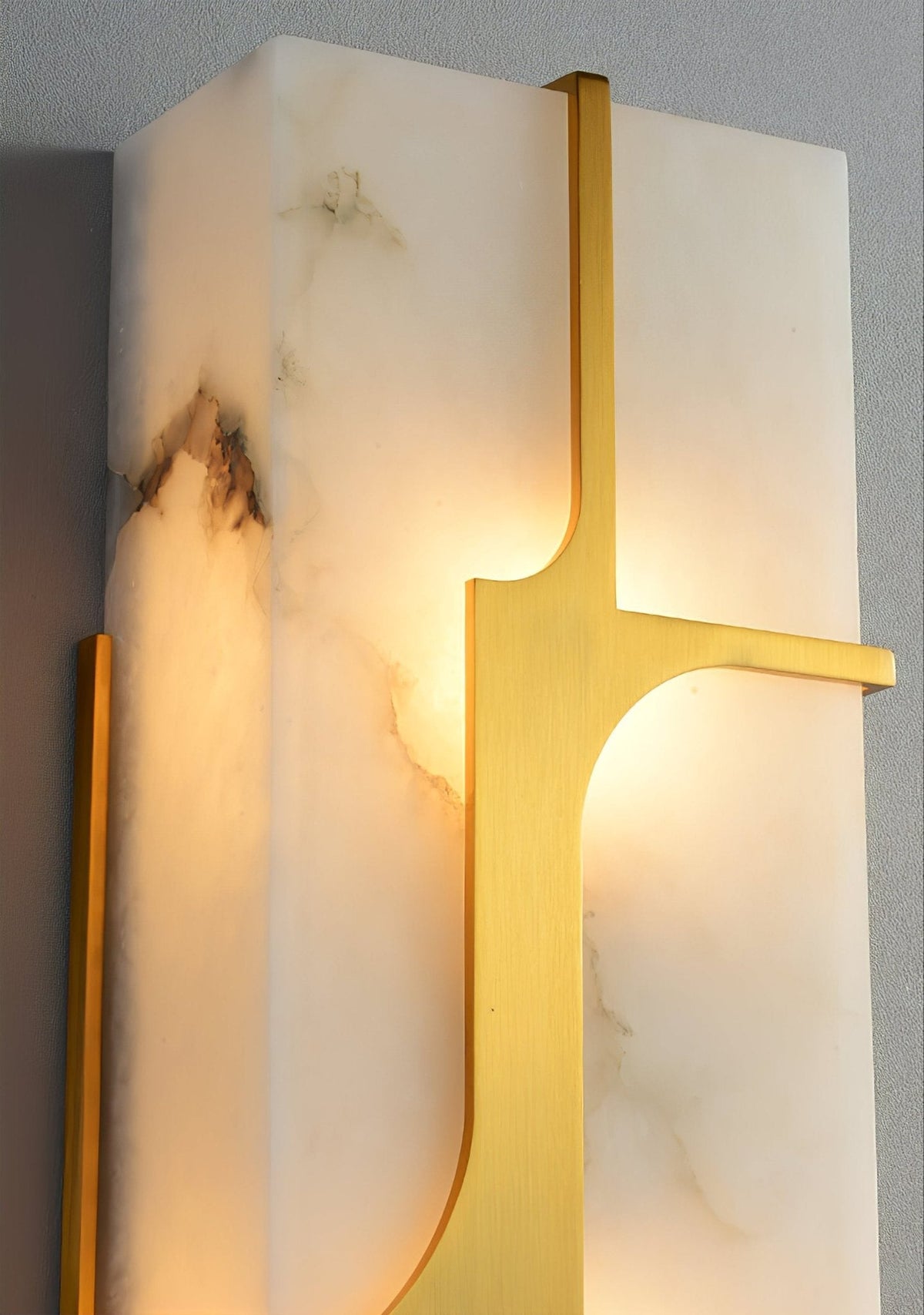 Ocarionis Applique Murale Géométrique en Albâtre - Neutralighting