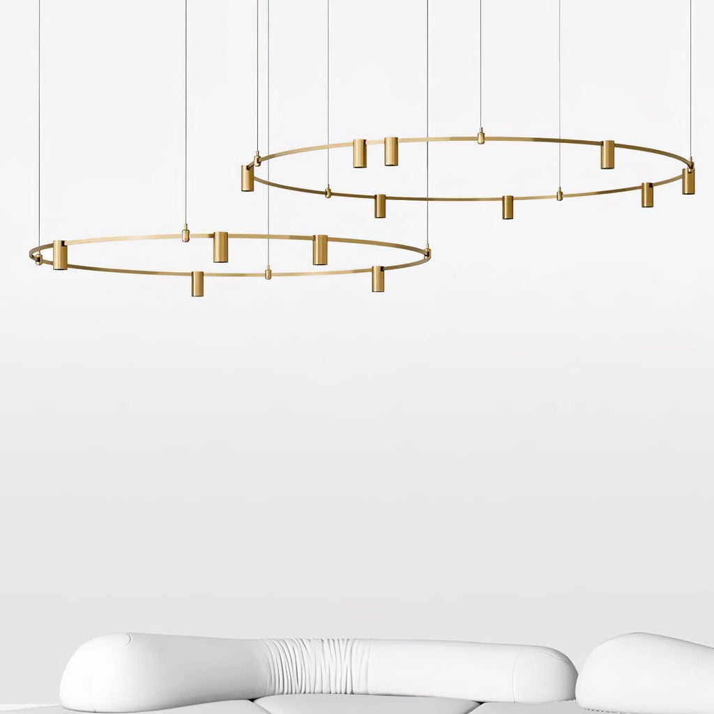 Ivrinir Suspension en Laiton à Anneaux - Neutralighting