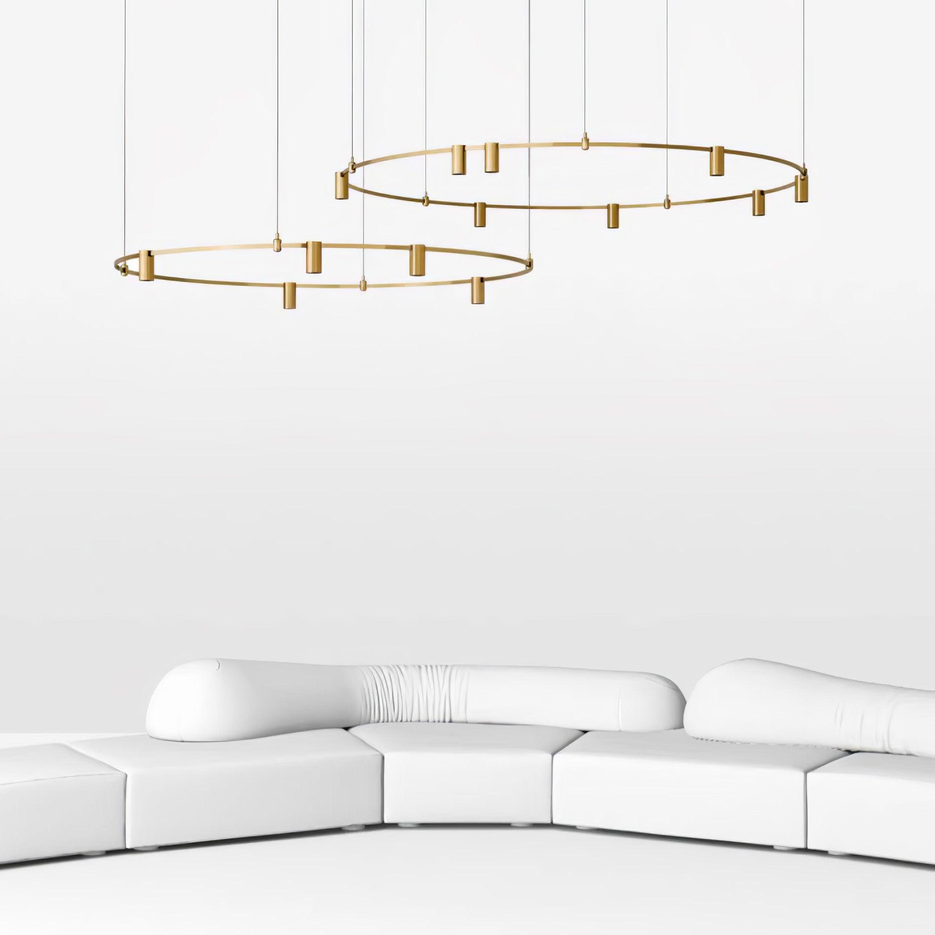 Ivrinir Suspension en Laiton à Anneaux - Neutralighting