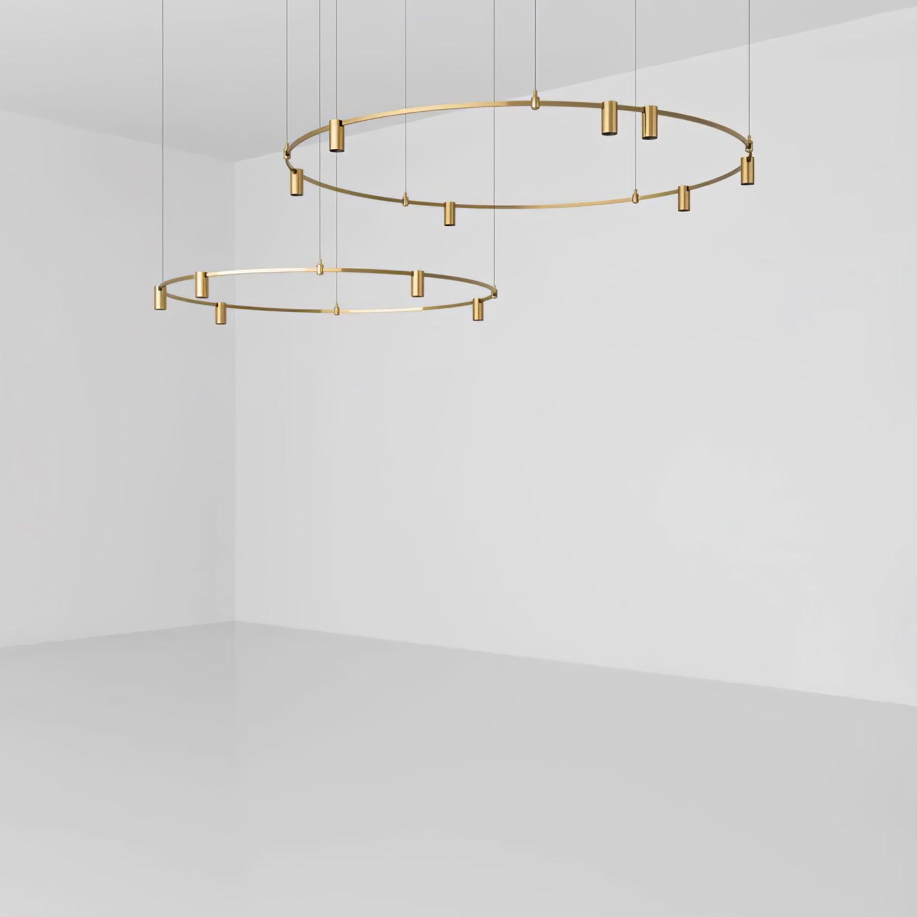 Ivrinir Suspension en Laiton à Anneaux - Neutralighting