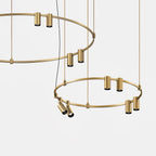 Ivrinir Suspension en Laiton à Anneaux - Neutralighting