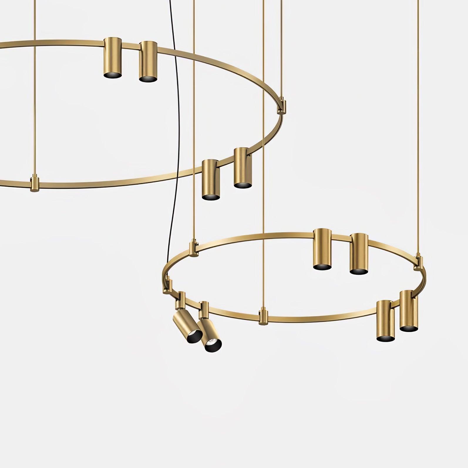 Ivrinir Suspension en Laiton à Anneaux - Neutralighting