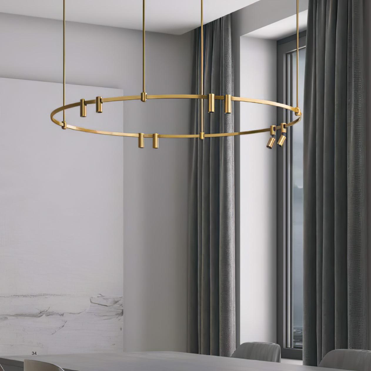 Ivrinir Suspension en Laiton à Anneaux - Neutralighting