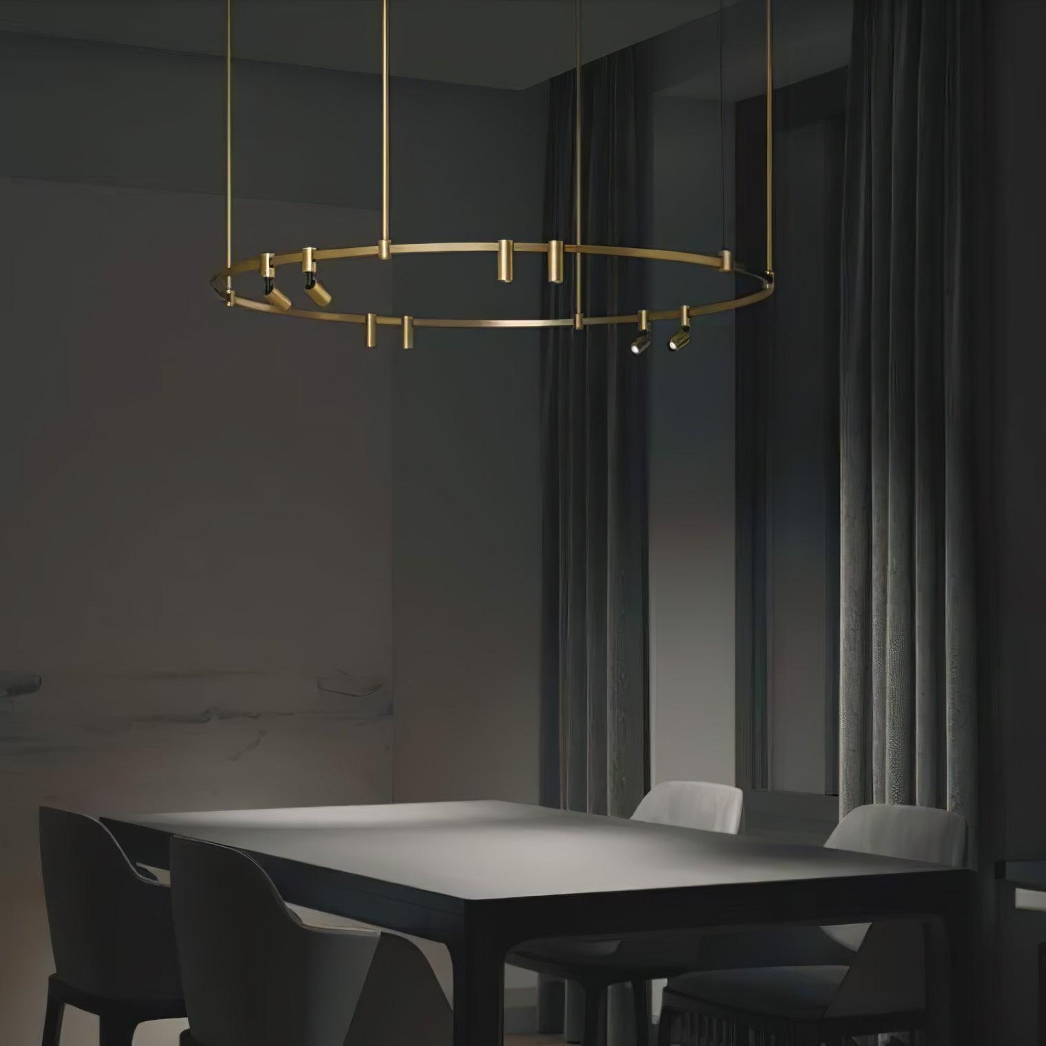 Ivrinir Suspension en Laiton à Anneaux - Neutralighting