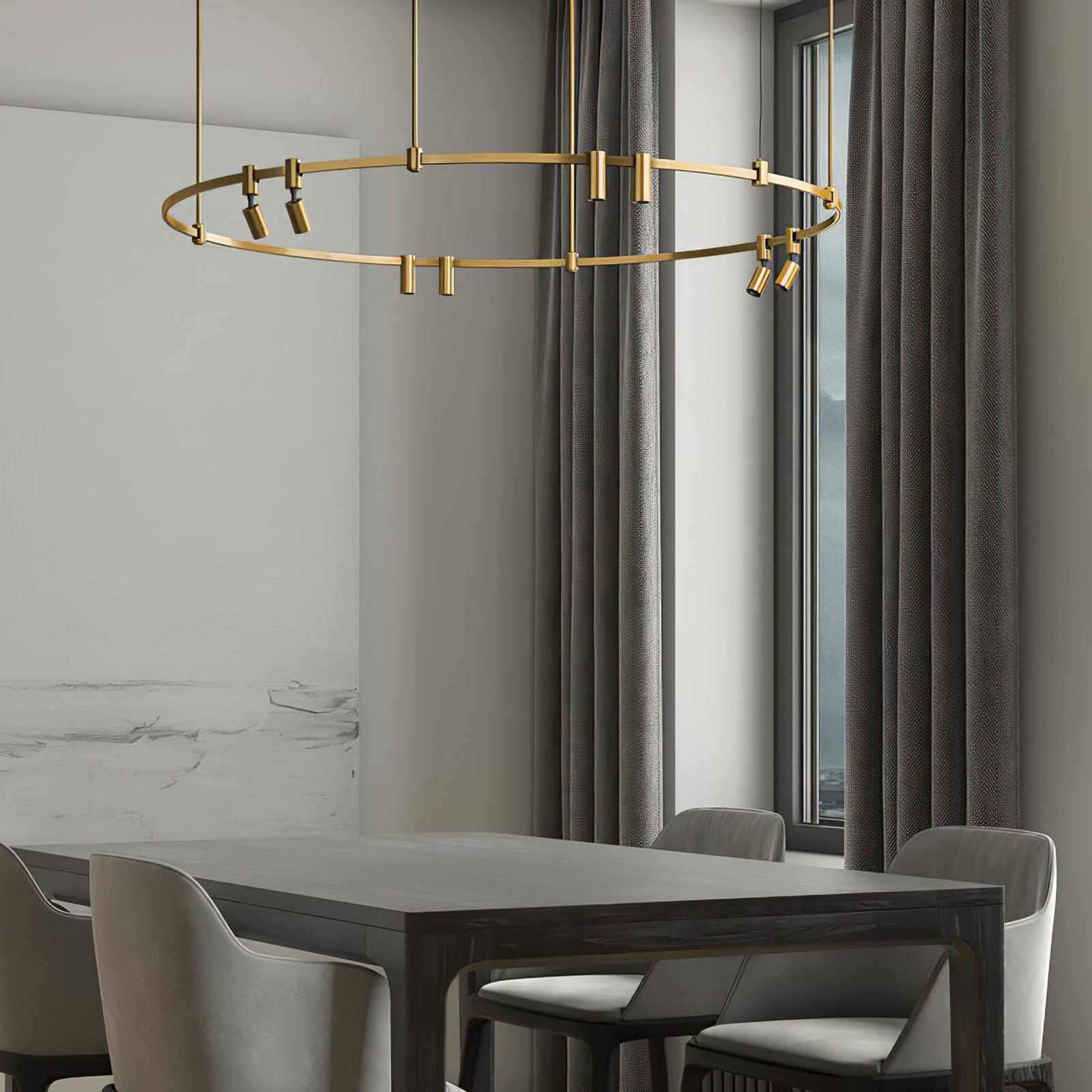 Ivrinir Suspension en Laiton à Anneaux - Neutralighting