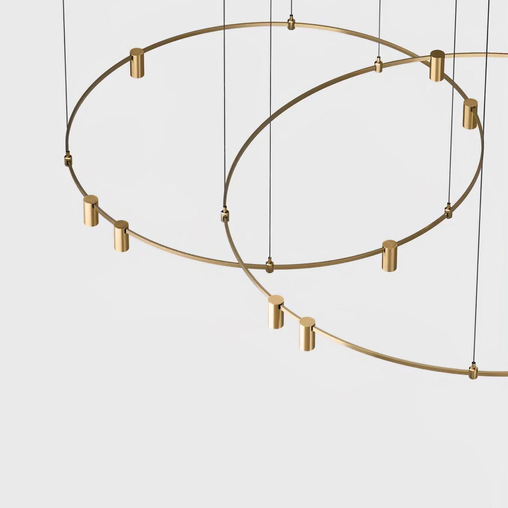 Ivrinir Suspension en Laiton à Anneaux - Neutralighting
