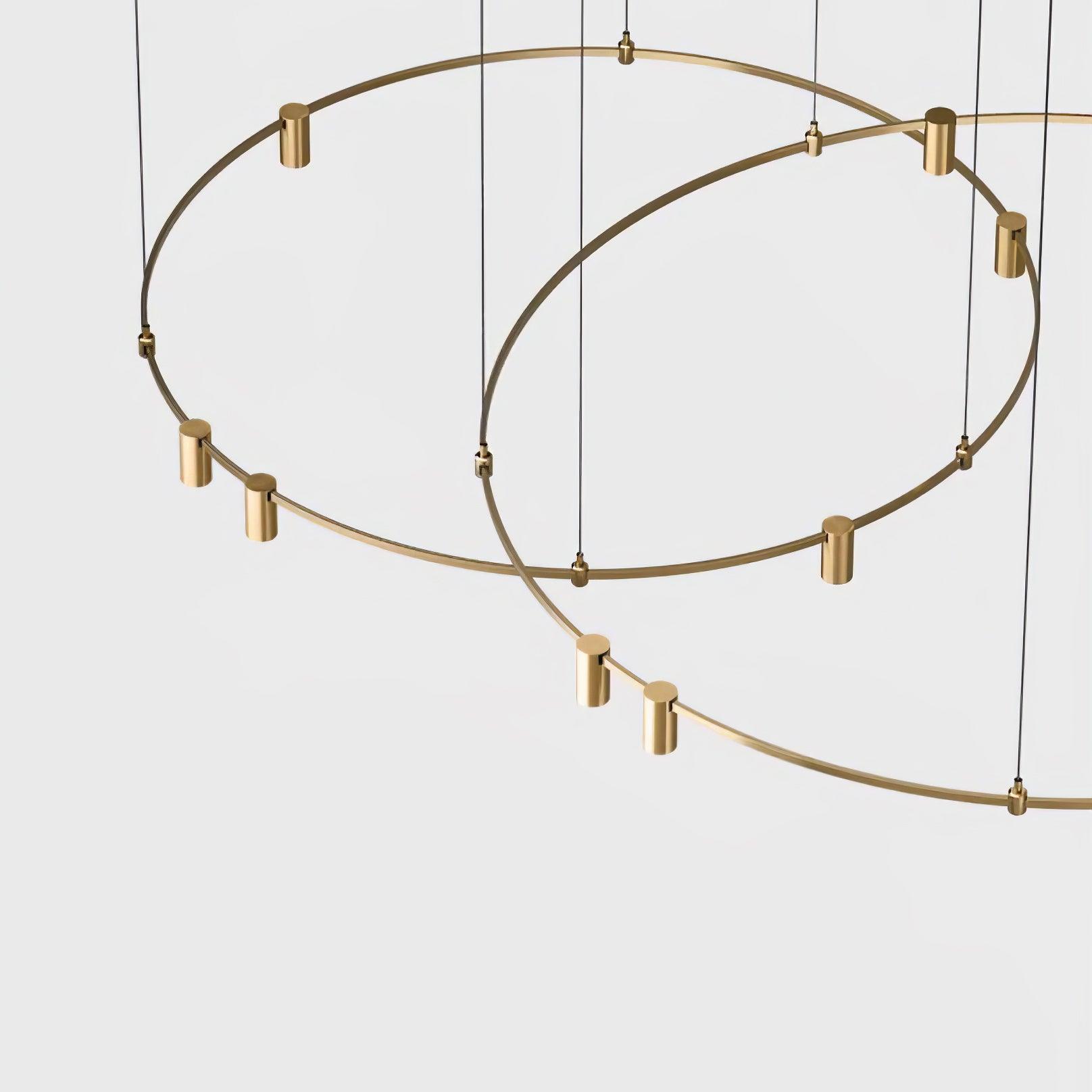 Ivrinir Suspension en Laiton à Anneaux - Neutralighting